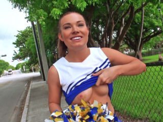 Tiff Bannister in Cheerleader Teen Home Video